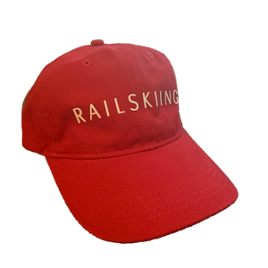 Red RAILSKIING Hat
