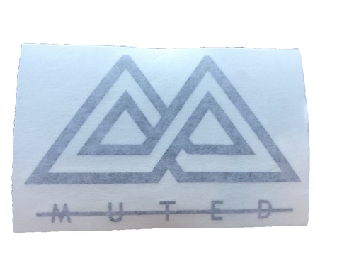 Muted Sticker - Black