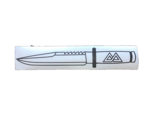 Buck Knife Sticker - Black