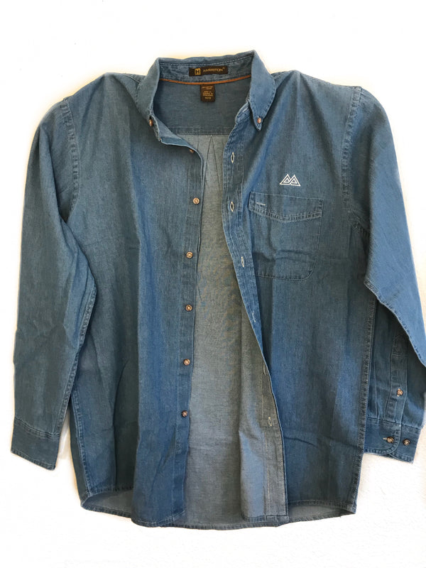 Street Denim Shirt- Blue – Muted Ltd.