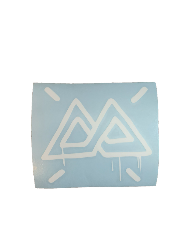 Drip Muted Sticker White