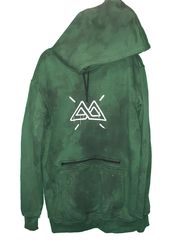 Green Drip Tall Hood