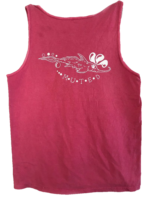 Shark Creature Soft Tank Top - Pink