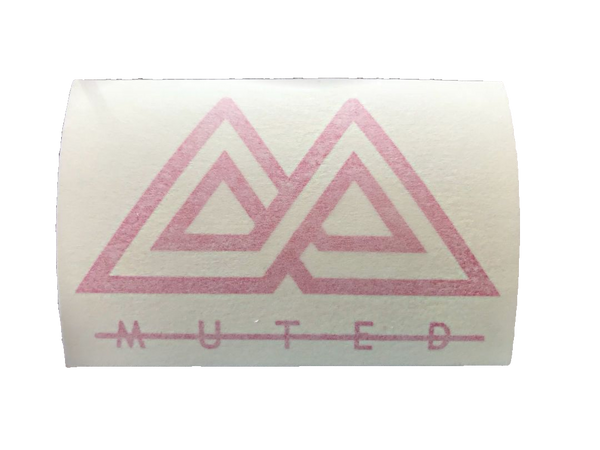 Muted Sticker - Pink