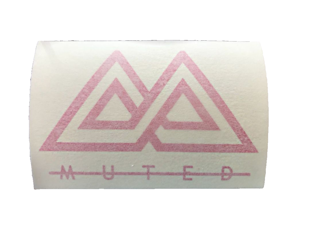 Muted Sticker - Pink