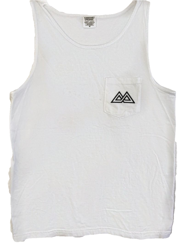 Shark Creature Soft Tank Top - White