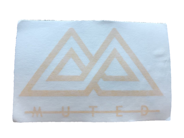 Muted Sticker - Yellow
